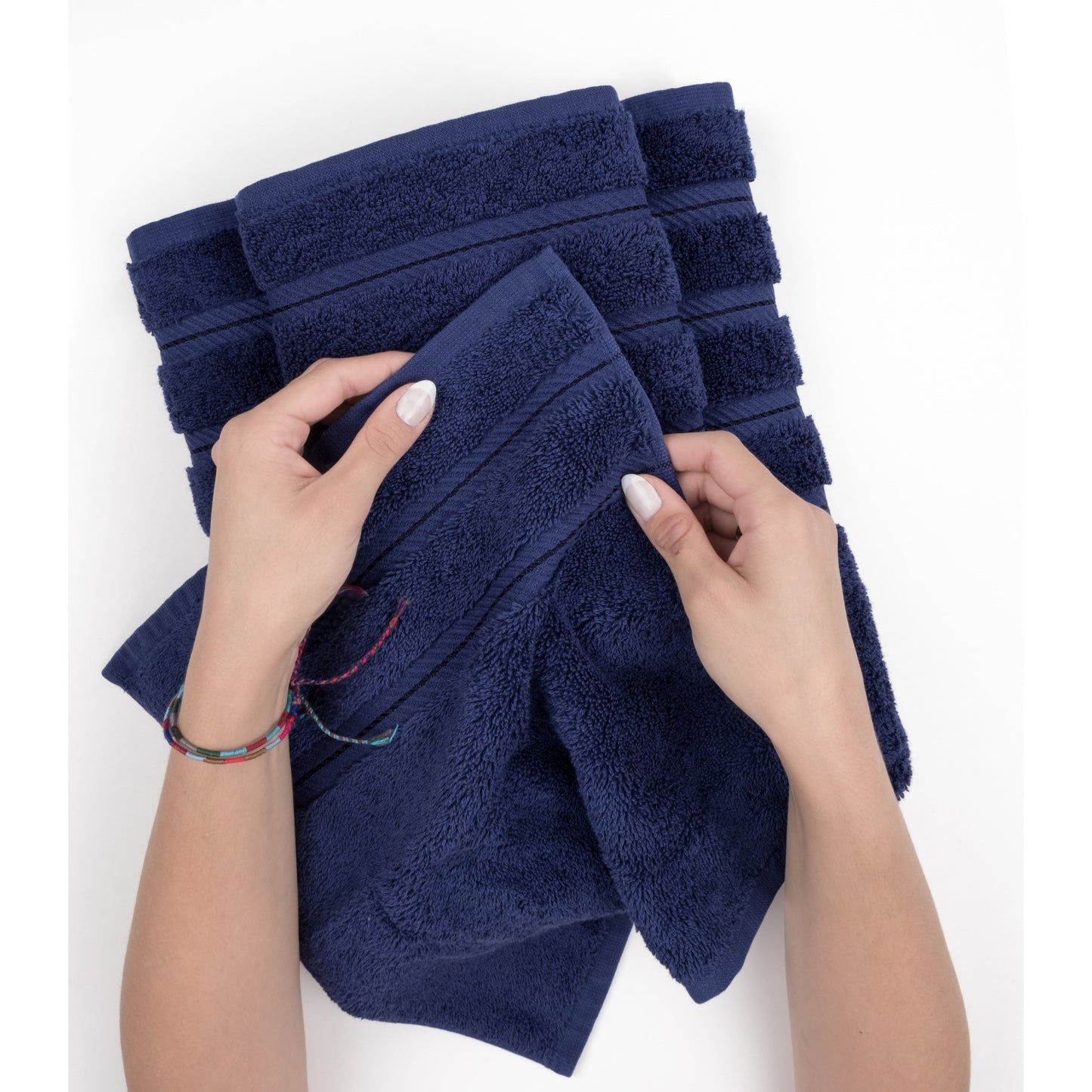 American Soft Linen 4-Piece Turkish Hand Towel Set