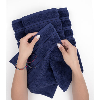 American Soft Linen 4-Piece Turkish Hand Towel Set