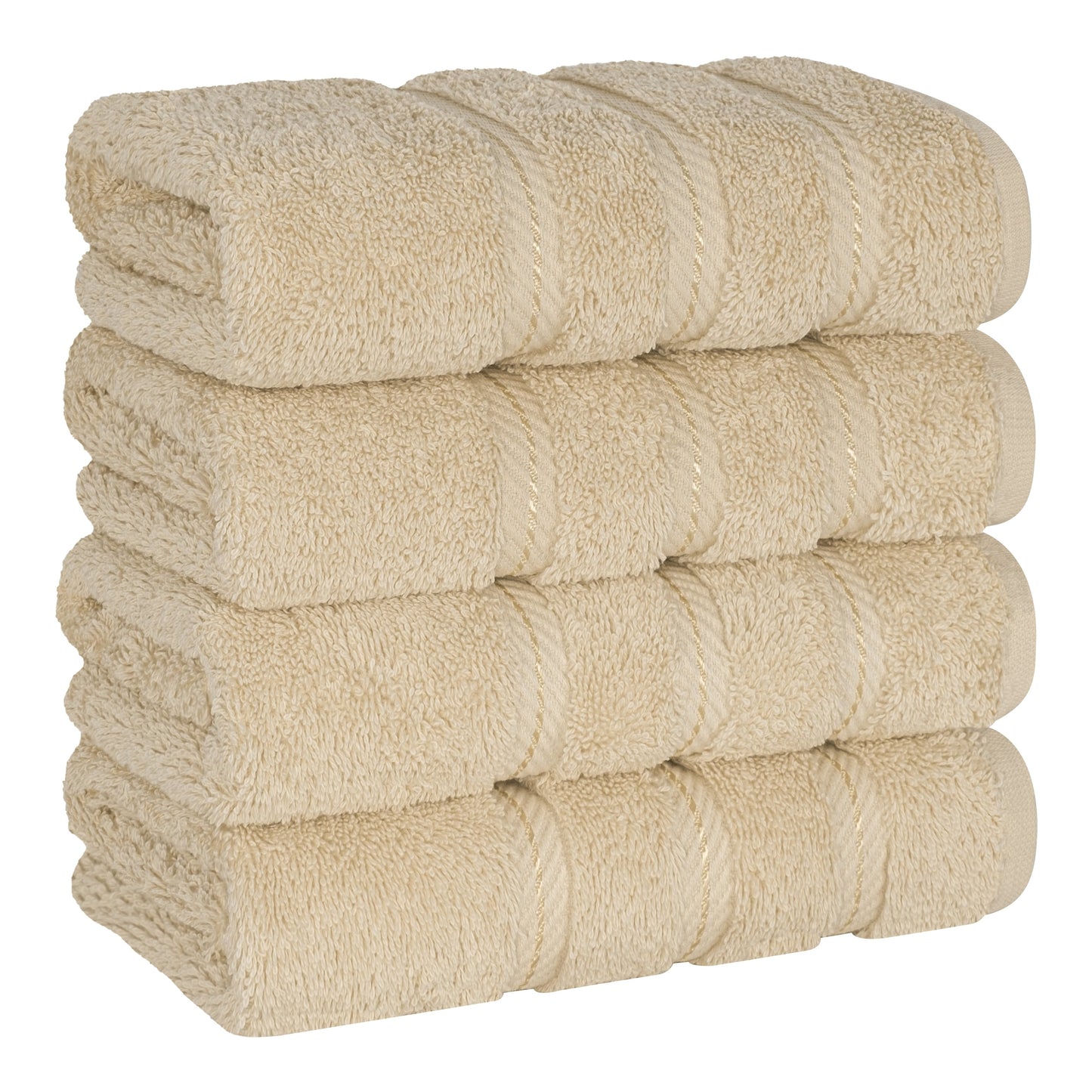 American Soft Linen 4-Piece Turkish Hand Towel Set
