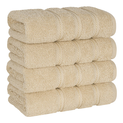 American Soft Linen 4-Piece Turkish Hand Towel Set