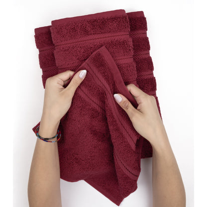 American Soft Linen 4-Piece Turkish Hand Towel Set