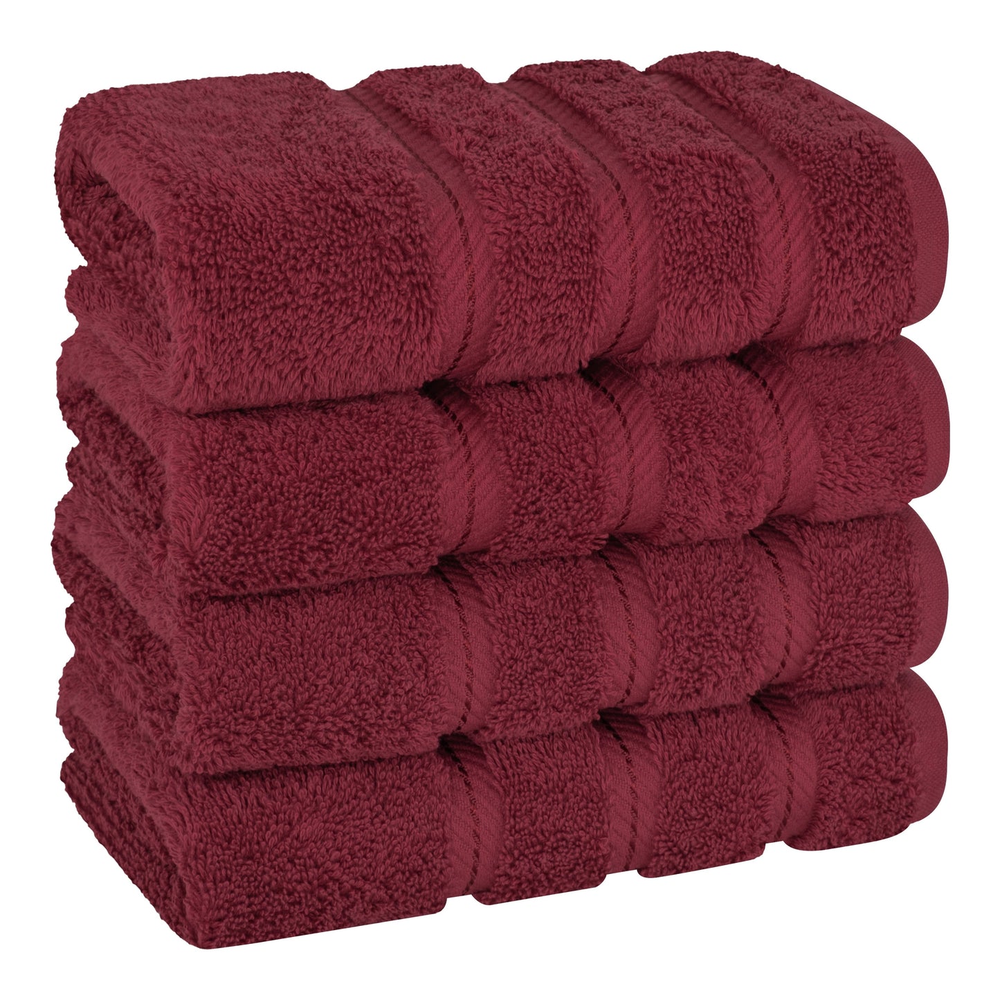 American Soft Linen 4-Piece Turkish Hand Towel Set