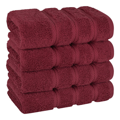 American Soft Linen 4-Piece Turkish Hand Towel Set