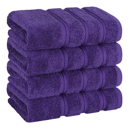 American Soft Linen 4-Piece Turkish Hand Towel Set