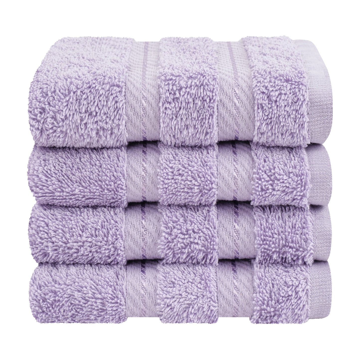 American Soft Linen Premium 100% Cotton 4-Piece Washcloth Set