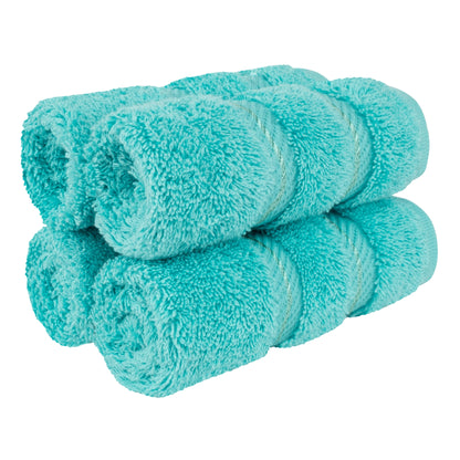 American Soft Linen Premium 100% Cotton 4-Piece Washcloth Set