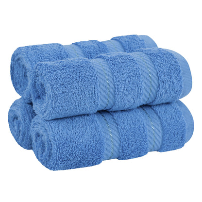 American Soft Linen Premium 100% Cotton 4-Piece Washcloth Set