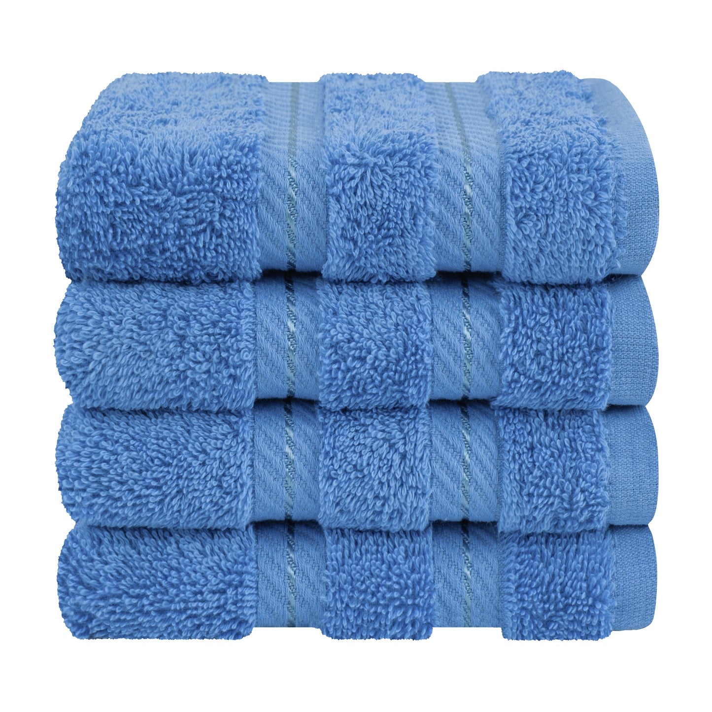 American Soft Linen Premium 100% Cotton 4-Piece Washcloth Set