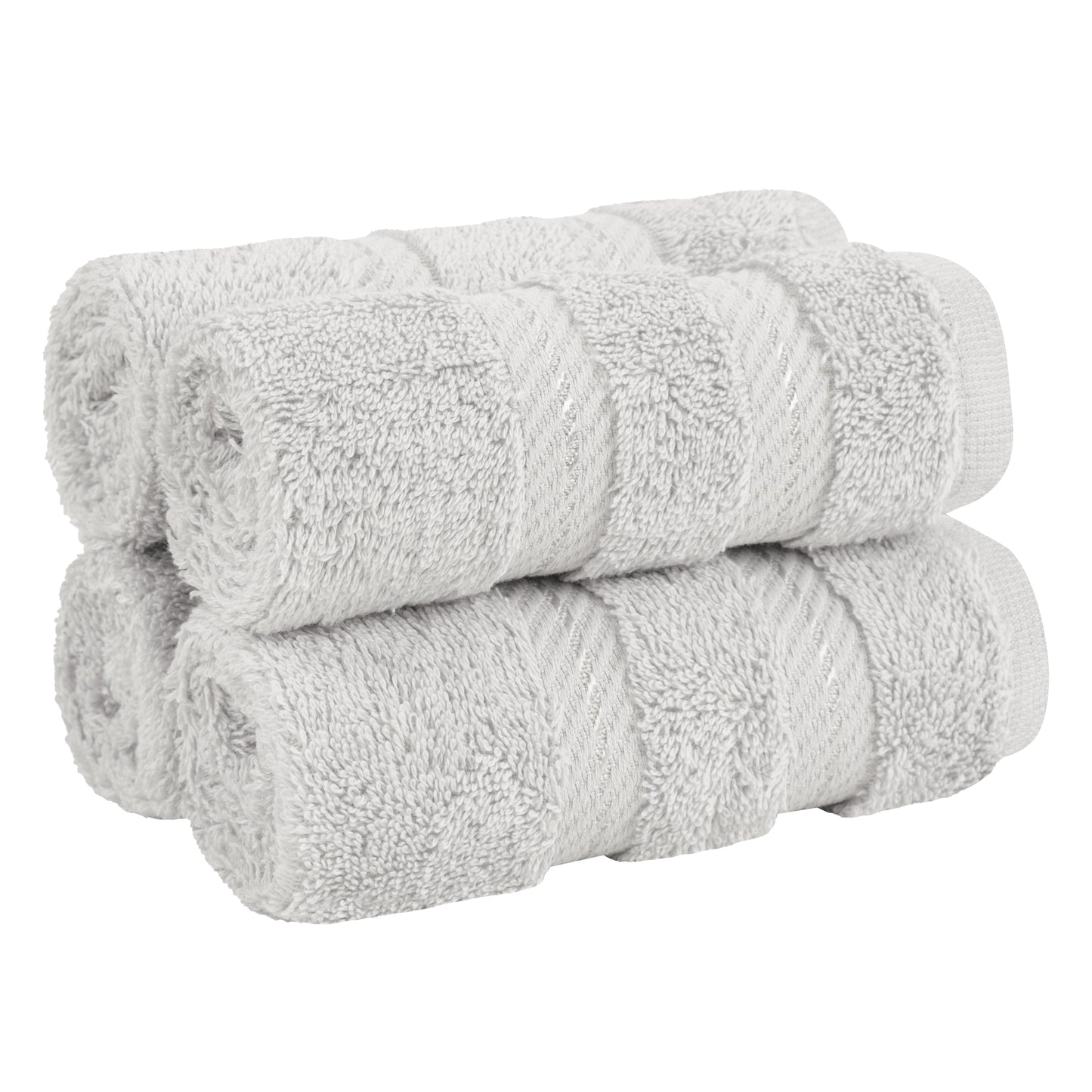 American Soft Linen Premium 100% Cotton 4-Piece Washcloth Set
