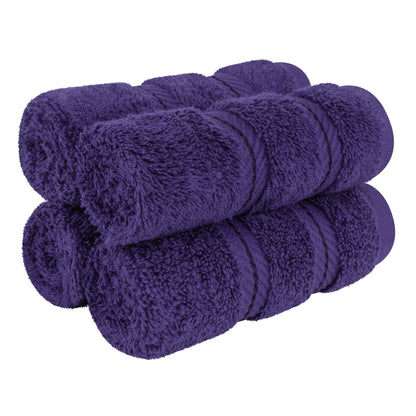 American Soft Linen Premium 100% Cotton 4-Piece Washcloth Set