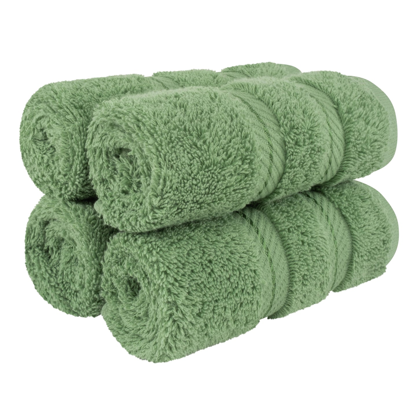 American Soft Linen Premium 100% Cotton 4-Piece Washcloth Set