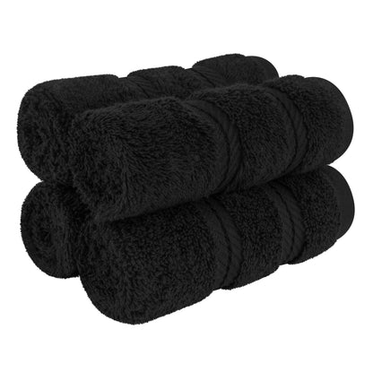 American Soft Linen Premium 100% Cotton 4-Piece Washcloth Set