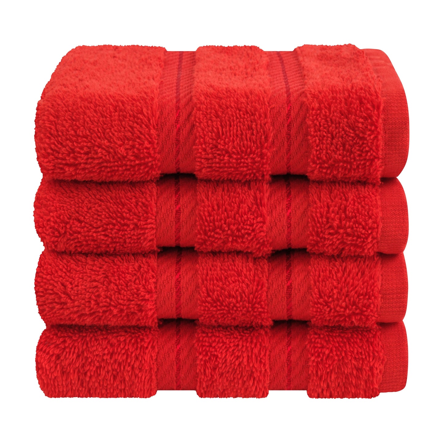 American Soft Linen Premium 100% Cotton 4-Piece Washcloth Set