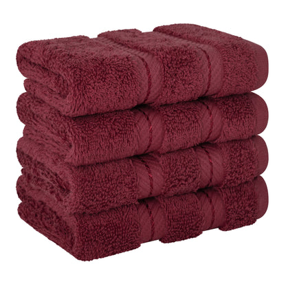 American Soft Linen Premium 100% Cotton 4-Piece Washcloth Set