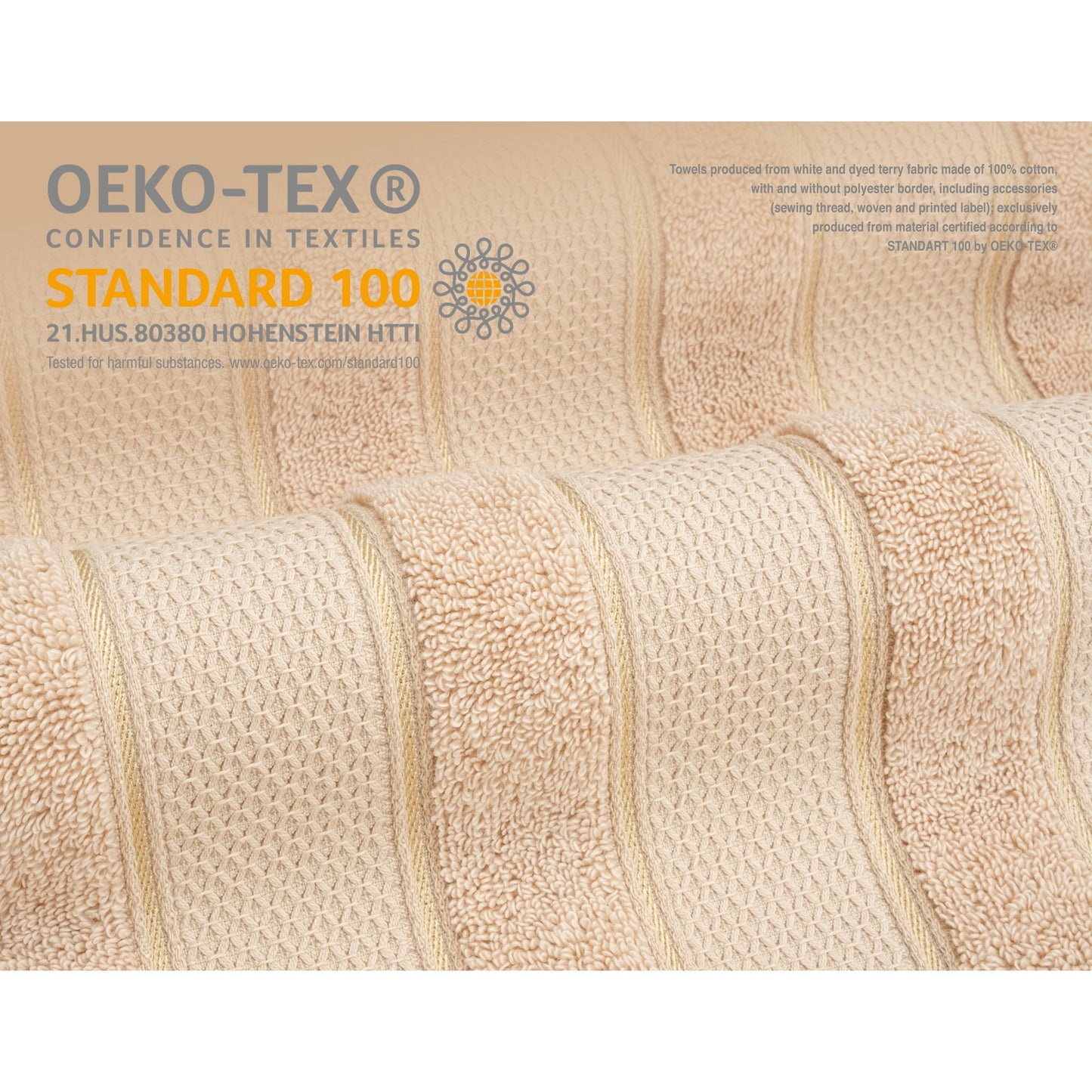 American Soft Linen Salem Bath Towel Set, 6 Piece Towels for Bathroom Large 100% Cotton 2 Bath Towels 2 Hand Towels 2 Washcloths