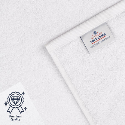 American Soft Linen Salem Bath Towel Set, 6 Piece Towels for Bathroom Large 100% Cotton 2 Bath Towels 2 Hand Towels 2 Washcloths