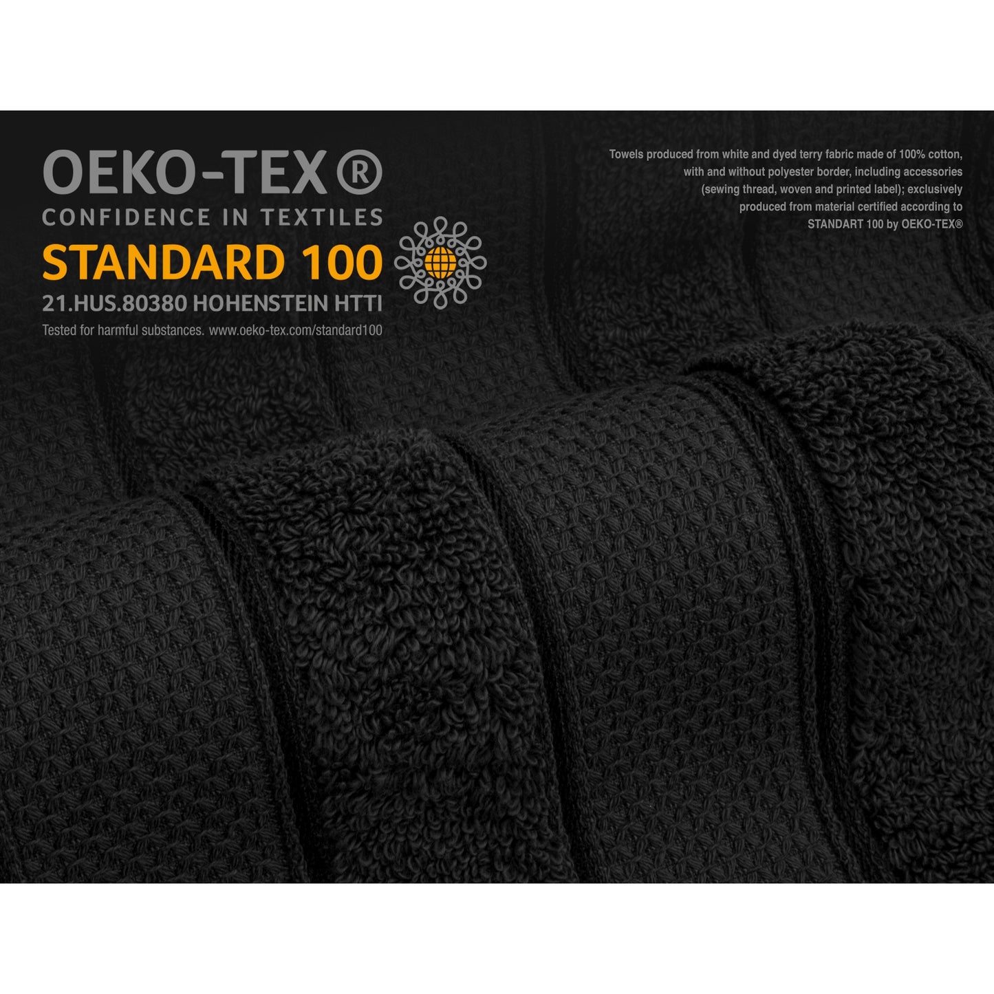 American Soft Linen Salem Bath Towel Set, 6 Piece Towels for Bathroom Large 100% Cotton 2 Bath Towels 2 Hand Towels 2 Washcloths