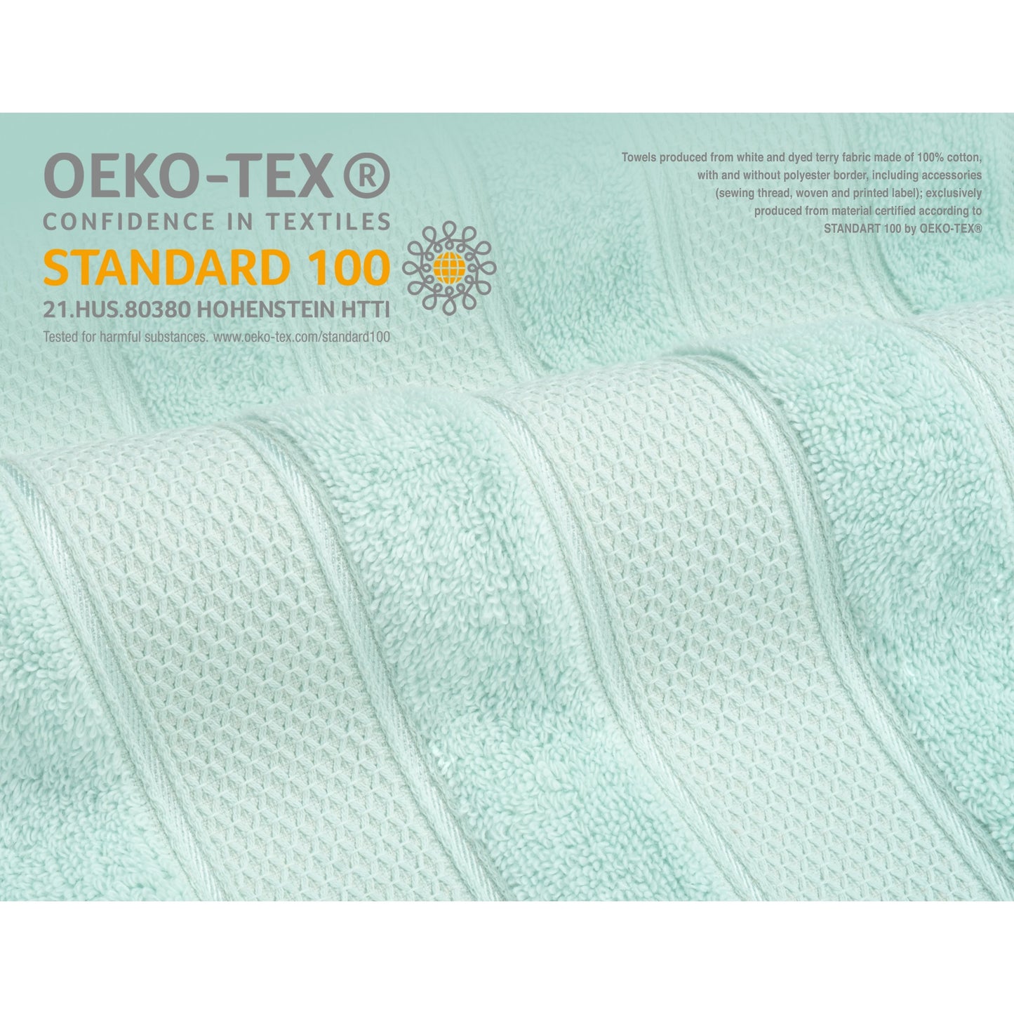 American Soft Linen Salem Bath Towel Set, 6 Piece Towels for Bathroom Large 100% Cotton 2 Bath Towels 2 Hand Towels 2 Washcloths