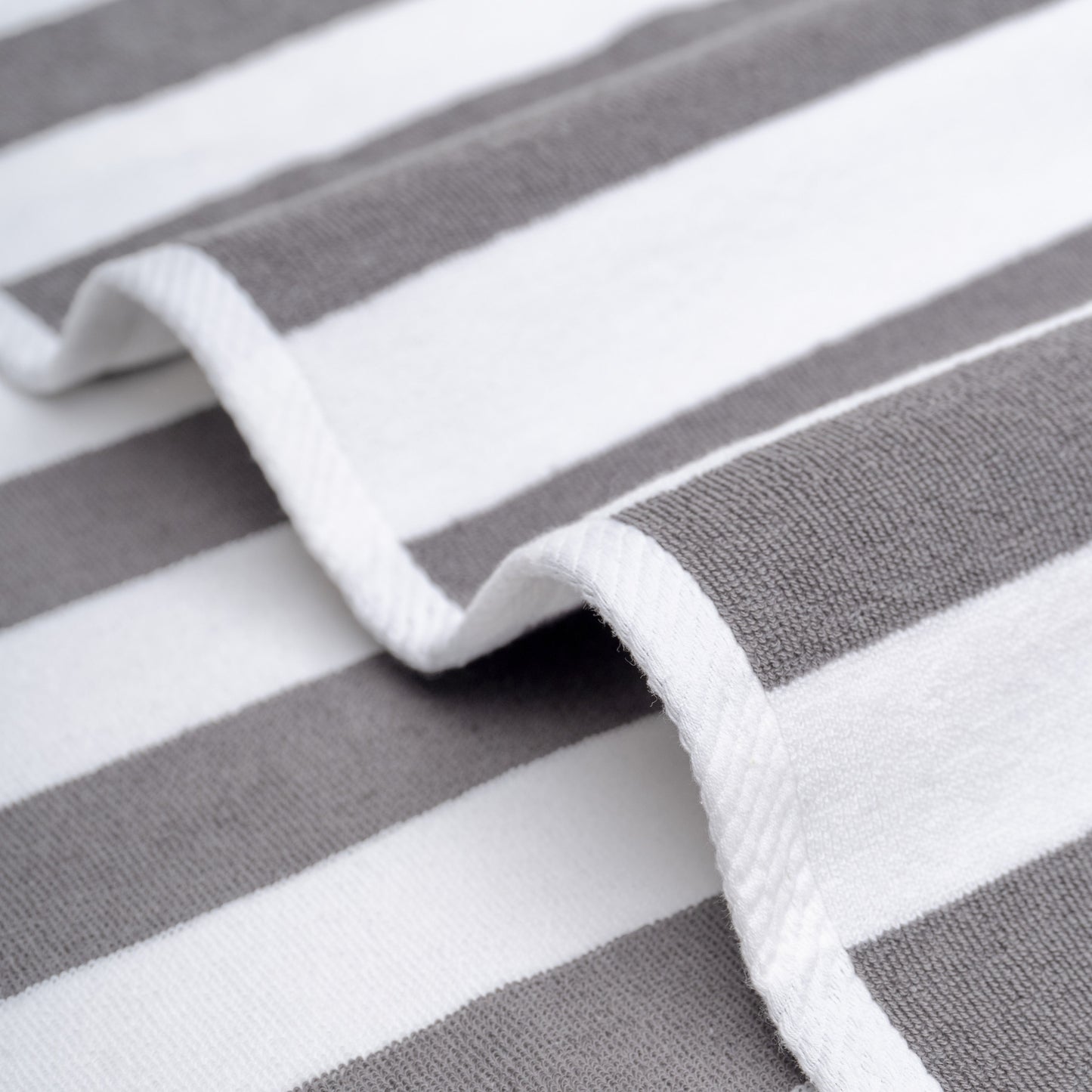 American Soft Linen,100% Cotton 4 Pack Beach Towels, 30 x 60 Cabana Striped Pool Towels