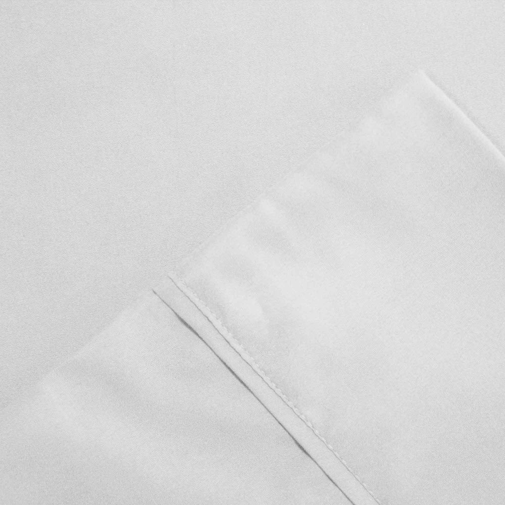 Modern Threads 1800 Series 100 GSM 4-Piece Solid Microfiber Bed Sheet Set