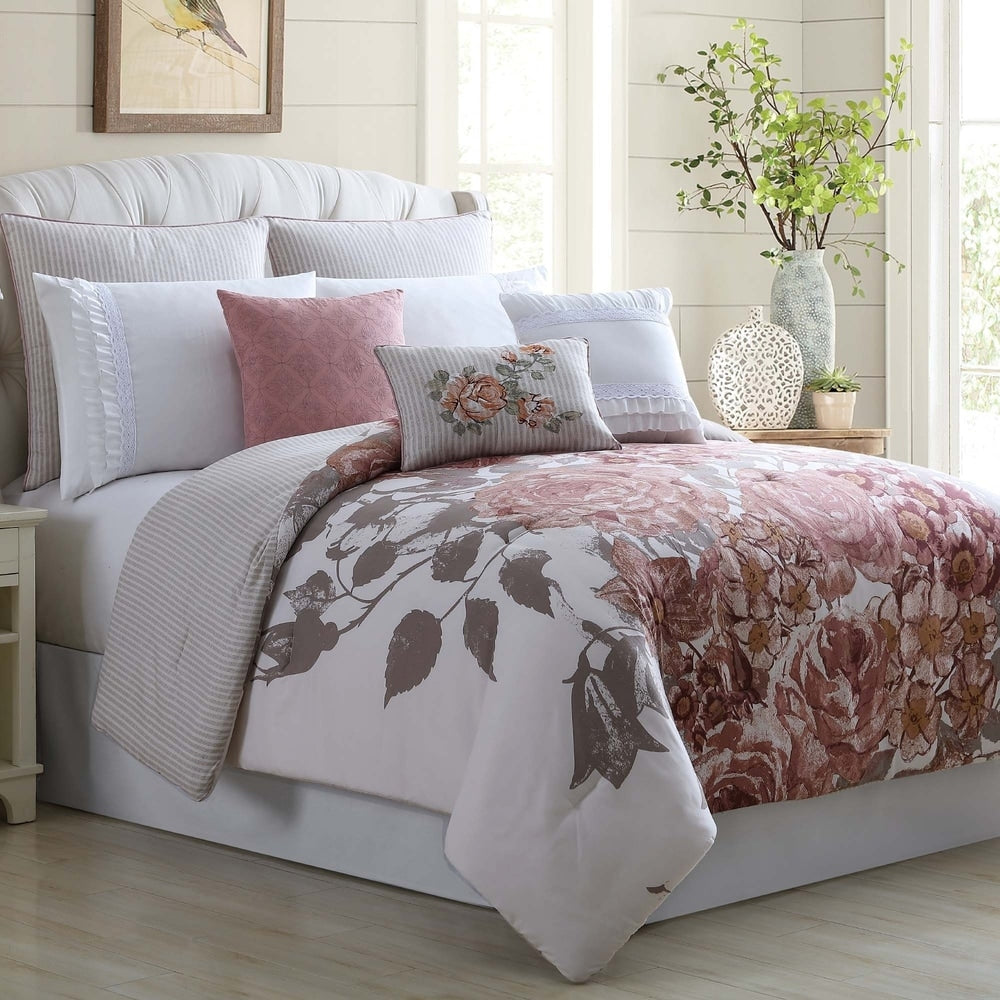 Modern Threads Country Garden 8-Piece Embellished Comforter Set