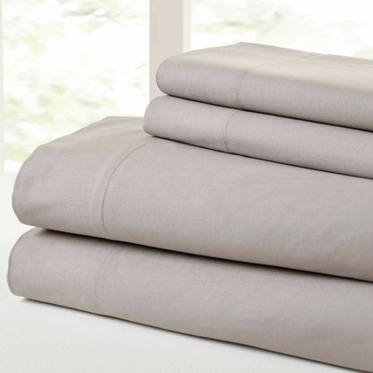 Modern Threads Vintage Washed Cotton 4-Piece Bed Sheet Set