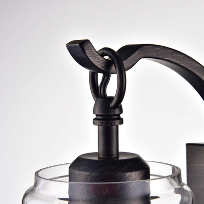 Anastasia Antique Black Single Light Wall Sconce