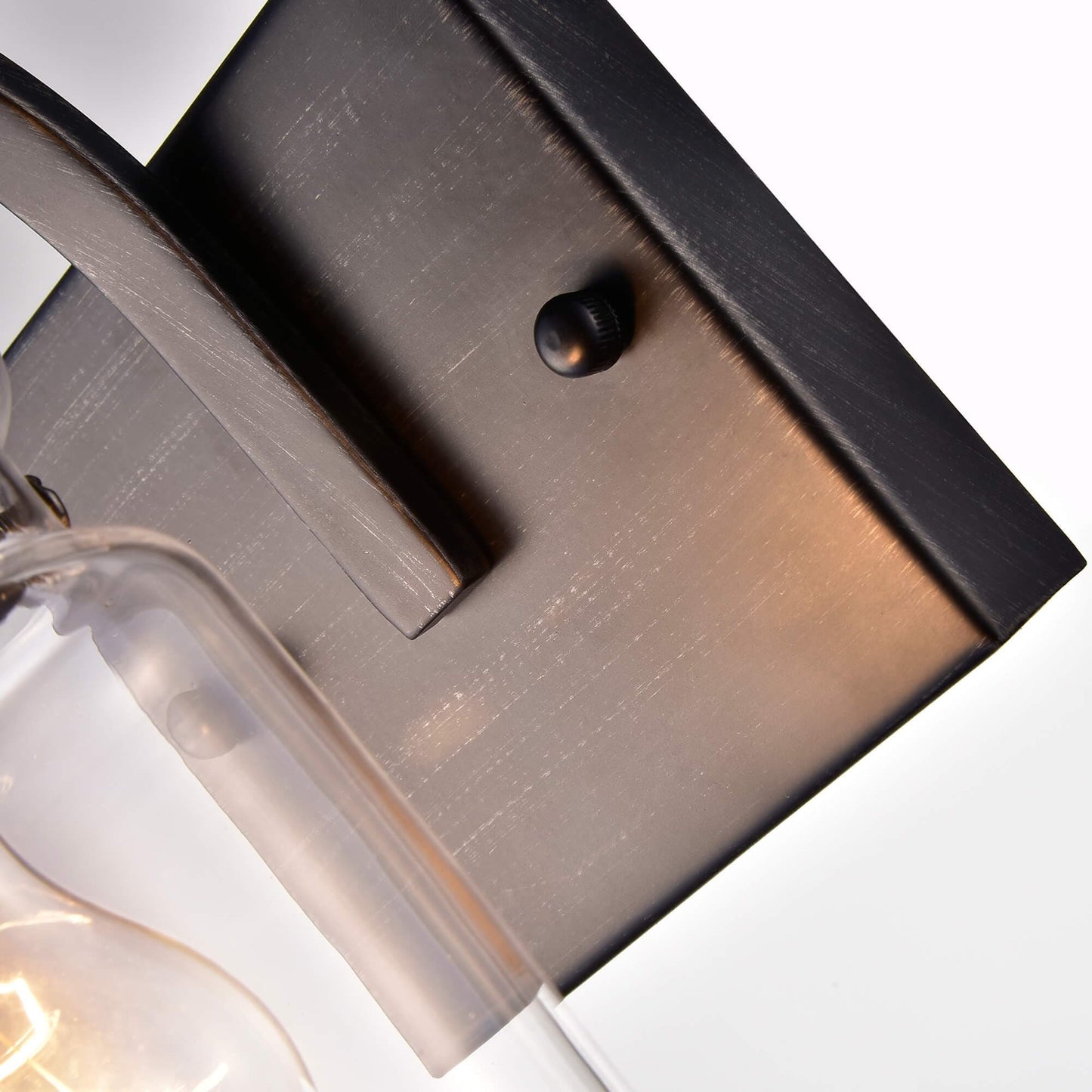 Anastasia Antique Black Single Light Wall Sconce