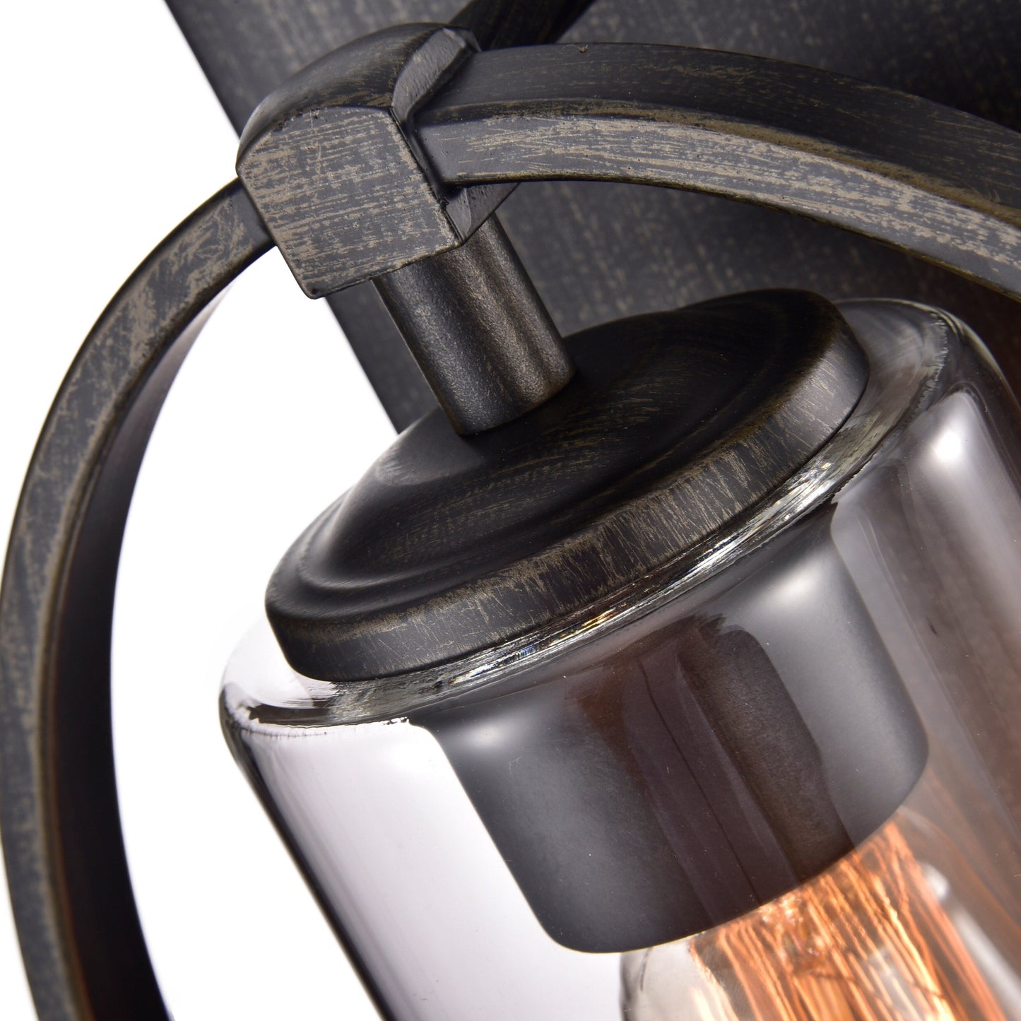 Anastasia Single Light Wall Sconce with Clear Glass Shade