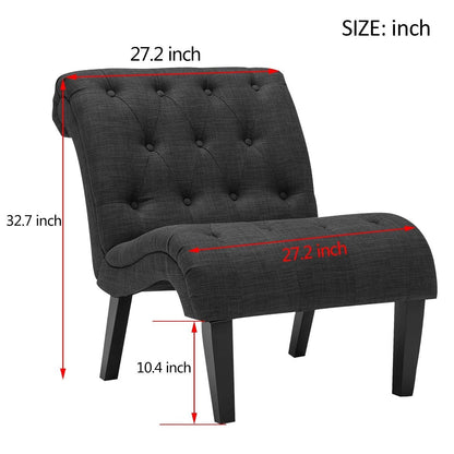 Chaise Lounge Couch Upholstered Accent Chair for Bedroom Living Room Chairs