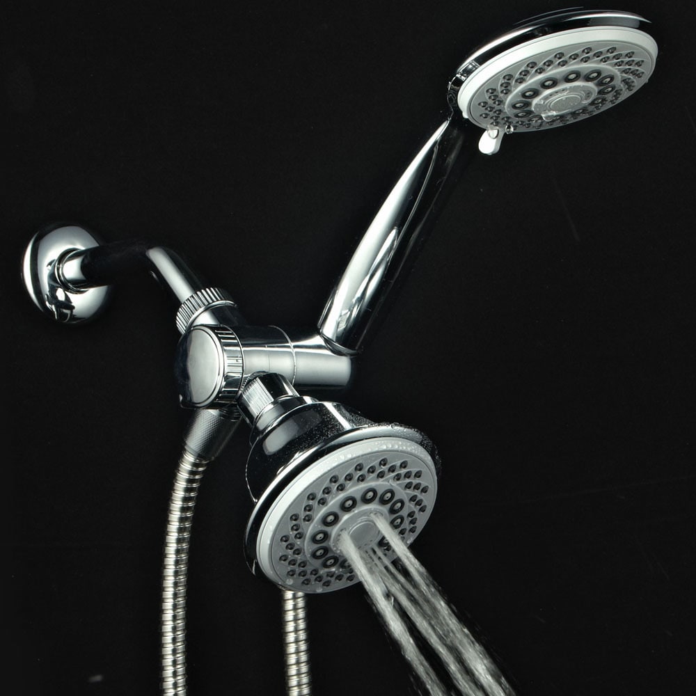 AquaStorm by HotelSpa? 30-setting SpiralFlo 3-way Luxury Shower Combo