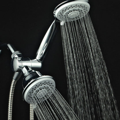 AquaStorm by HotelSpa? 30-setting SpiralFlo 3-way Luxury Shower Combo