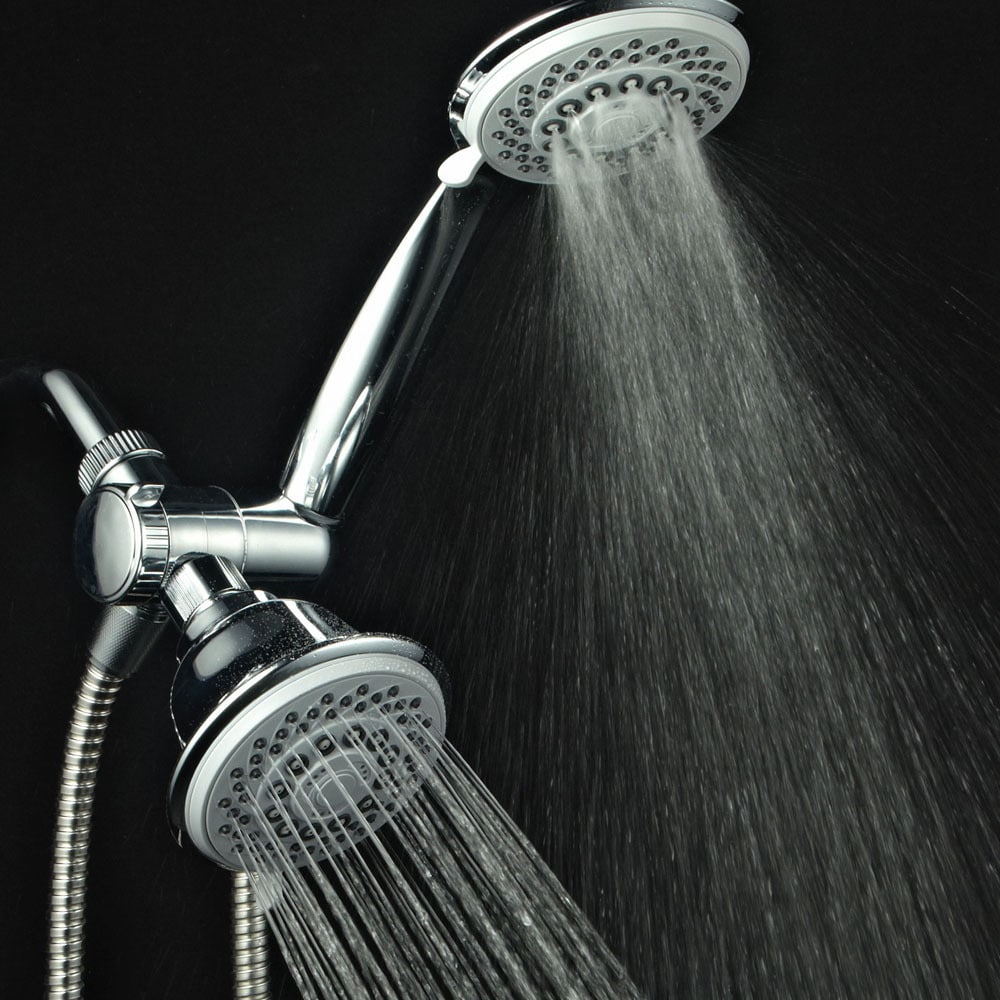 AquaStorm by HotelSpa? 30-setting SpiralFlo 3-way Luxury Shower Combo