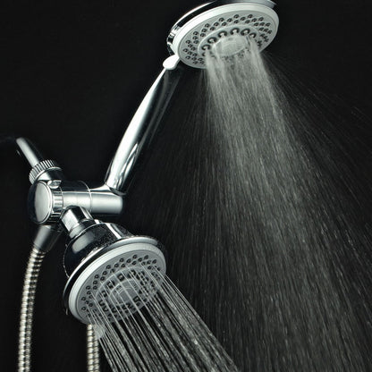AquaStorm by HotelSpa? 30-setting SpiralFlo 3-way Luxury Shower Combo
