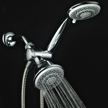 AquaStorm by HotelSpa? 30-setting SpiralFlo 3-way Luxury Shower Combo