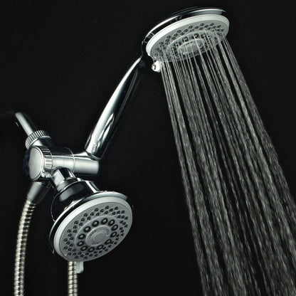 AquaStorm by HotelSpa? 30-setting SpiralFlo 3-way Luxury Shower Combo