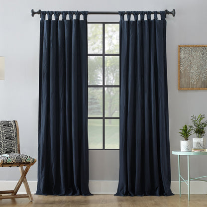 Archaeo Washed Cotton Twist Tab Curtain, Single Panel