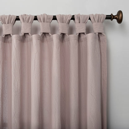 Archaeo Washed Cotton Twist Tab Curtain, Single Panel