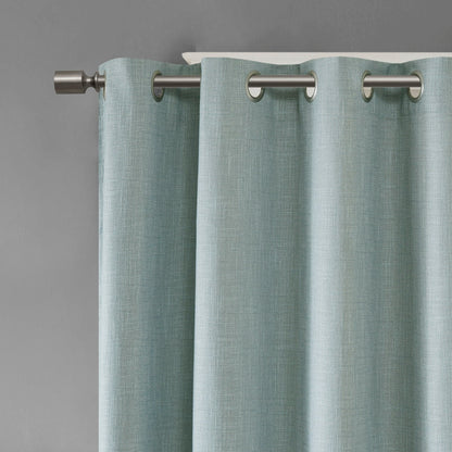 Arlie Printed Heathered Blackout Single Window Curtain Panel by SunSmart