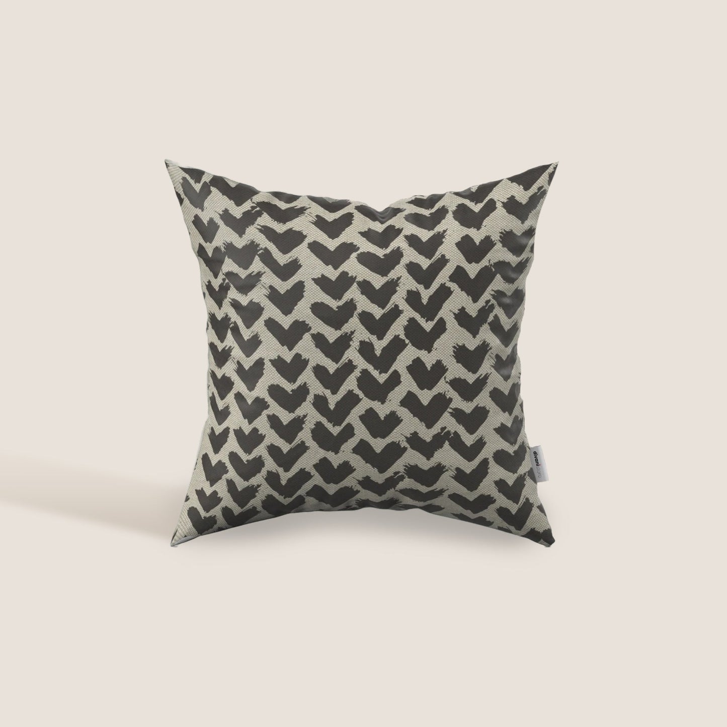 Arrow cuscini geometrici disponibile in diversi colori realizzato in tessuto Idrorepellente tortora 