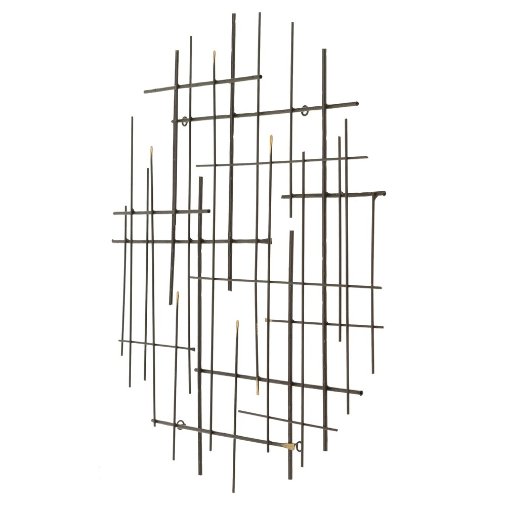 Carson Carrington Idakra Modern Metal Wall Decor - 28H x 28W x 1.5D
