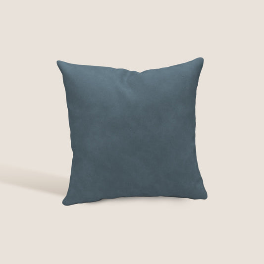 Atlanta cuscino quadrato disponibile in diversi colori realizzato in ecopelle primofiore blu 