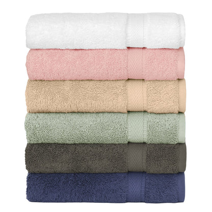 Authentic Hotel Spa Turkish Cotton Washcloth (Set of 6)