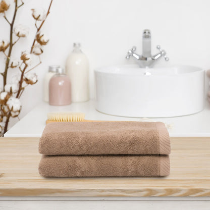 Authentic Hotel and Spa 100% Turkish Cotton Ediree Fingertip Towels - Set of 2