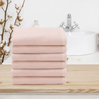 Authentic Hotel and Spa 100% Turkish Cotton Ediree Fingertip Towels - Set of 6