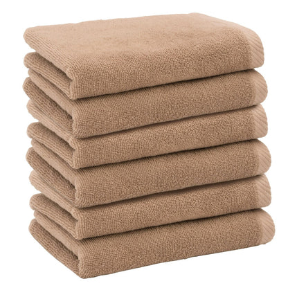 Authentic Hotel and Spa 100% Turkish Cotton Ediree Fingertip Towels - Set of 6