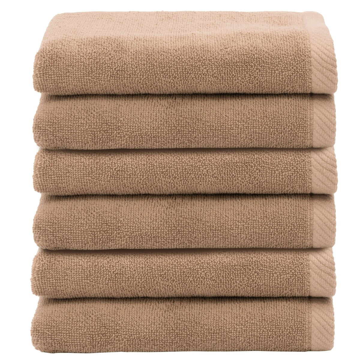 Authentic Hotel and Spa 100% Turkish Cotton Ediree Fingertip Towels - Set of 6
