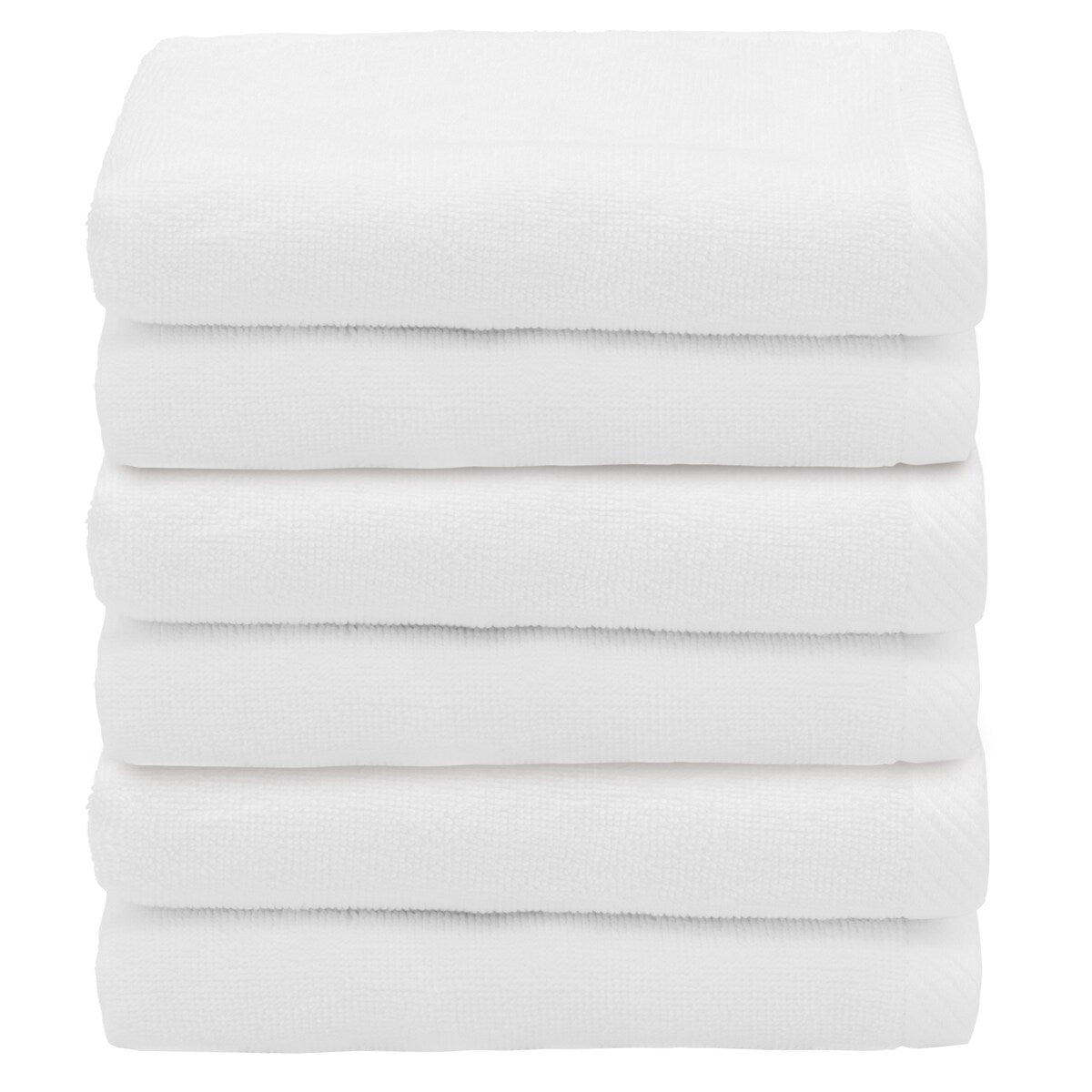 Authentic Hotel and Spa 100% Turkish Cotton Ediree Fingertip Towels - Set of 6