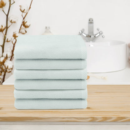 Authentic Hotel and Spa 100% Turkish Cotton Ediree Fingertip Towels - Set of 6
