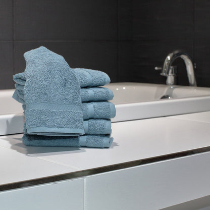 Authentic Hotel and Spa Omni Turkish Cotton Terry Washcloths (Set of 6)